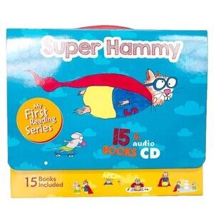 New Super Hammy Boxed Set - My First Reading Series 15 Book + 1 CD Pack Ages 4-6